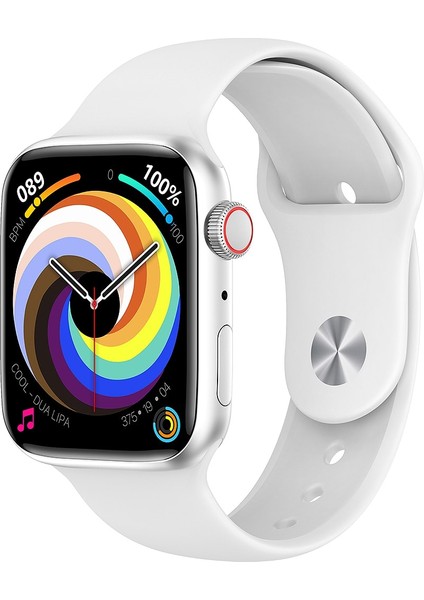 44 mm Gümüş Akıllı Saat, Ios ve Android Uyumlu + Yedek Kayış modelleri