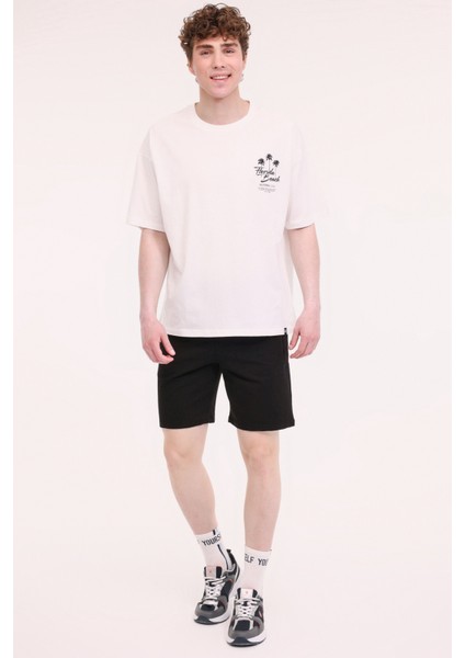 ml Geta 11HL112 5pr Beyaz Erkek Kısa Kol T-Shirt