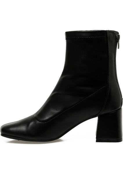 24K-643 5pr Siyah Kadın Topuklu Bot