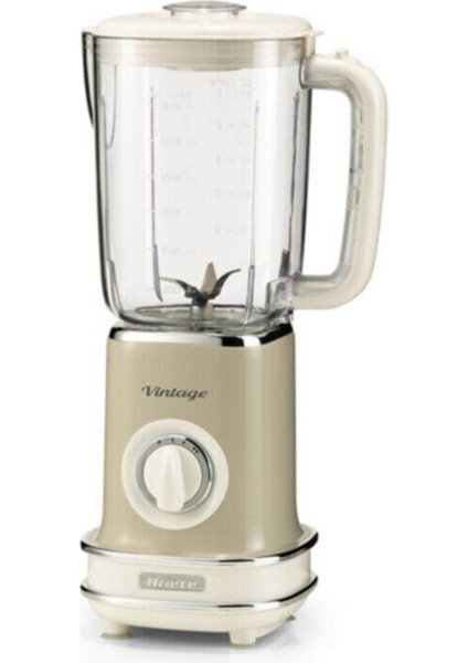 Şık Bej Vintage Blender, Sağlıklı ve Pratik Mutfak Dostu
