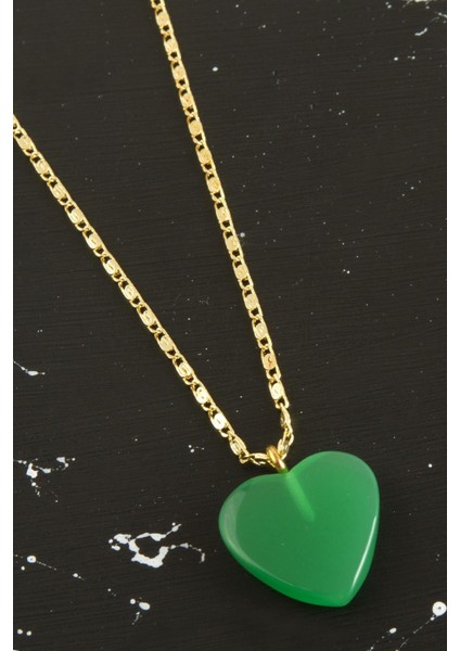 Wizard Yeni Sezon Kalp Kolye-Yeşil fiyatları