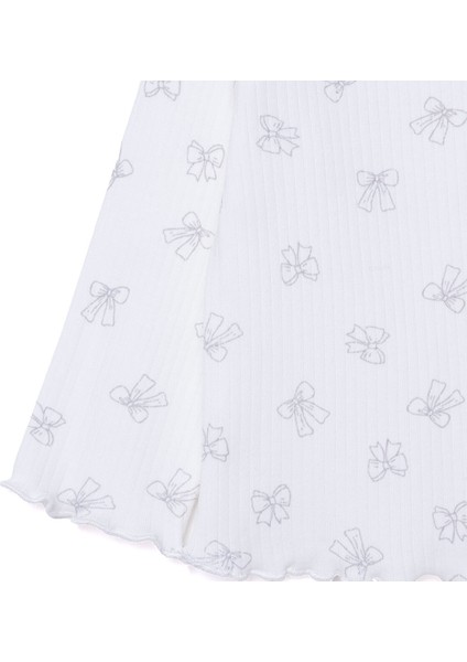 Kız Bebek Uzun Kol Pijama Takımı Interlok Bisiklet Yaka Uzun Kol Reçme Paça modelleri