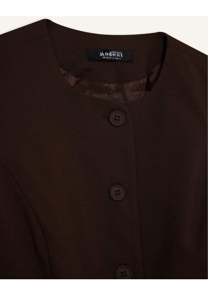 Regular Fit Bisiklet Yaka Düğmeli Yelek G1336AX25AU modelleri