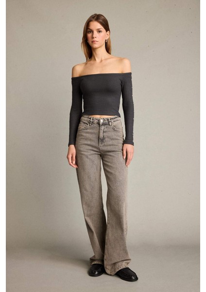 Omzu Açık Uzun Kollu Bluz G5050AX25WN fiyatları