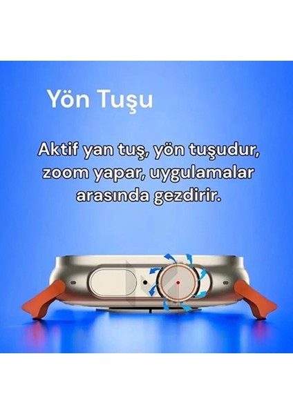 Renkli 10 Kordonlu Akıllı Saat, Yüksek Çözünürlük, Kaliteli Ekran, Hoparlör ve Mikrofon modelleri