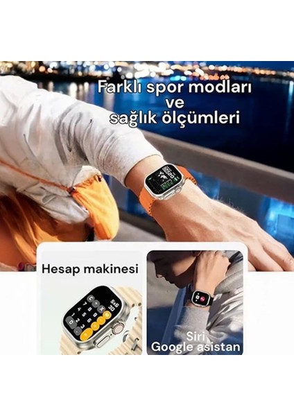 Renkli 10 Kordonlu Akıllı Saat, Yüksek Çözünürlük, Kaliteli Ekran, Hoparlör ve Mikrofon fırsatları