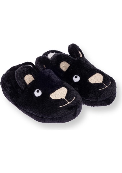 Unisex Ayı Figürlü Panduf Wellsoft Örme