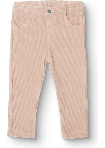 Erkek Bebek Kadife Pantolon Fitilli Kadife Dokuma Reçme Paça