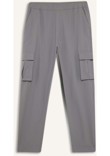 Fit Standart Fit Kargo Cepli Standart Paça Dokuma Sporcu Jogger F2308AX25WN