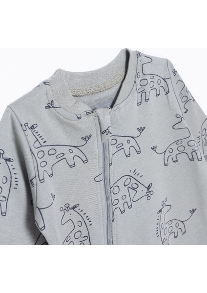 Erkek Bebek Patiksiz Tulum Interlok Bisiklet Yaka Uzun Kol Ribanalı Paça modelleri