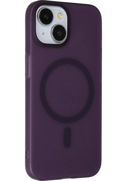 iPhone 15 Plus Tuna Pc Slim Magsafe Kapak - Derin Mor