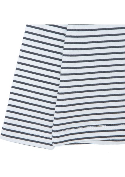 Erkek Bebek Cool Boy Salopet-Tshirt Bisiklet Yaka Uzun Kol Reçme Paça modelleri