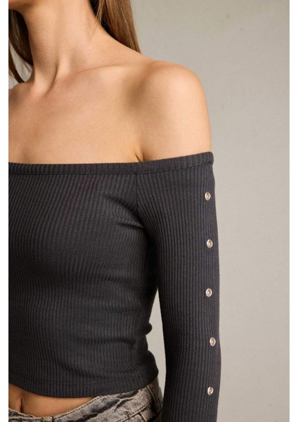 Omzu Açık Uzun Kollu Bluz G5050AX25WN indirimleri