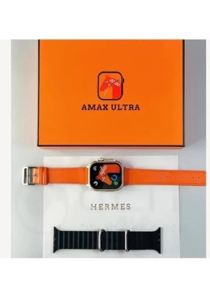 Şık 49MM Akıllı Saat ve Çift Kordon Koruma Seti, Gri Renk modelleri