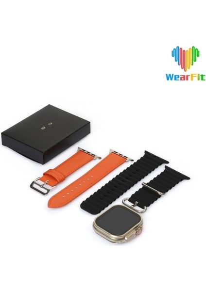 Şık 49MM Akıllı Saat ve Çift Kordon Koruma Seti, Gri Renk indirimleri