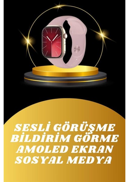 Renkli Akıllı Saat, Dokunmatik, Sensörlü, Bluetooth, Ios ve Android Uyumlu