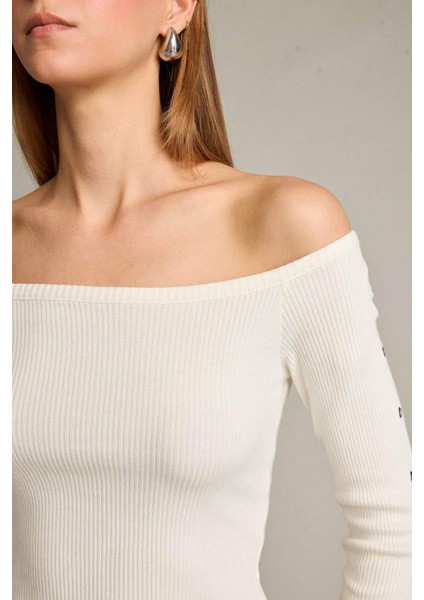 Omzu Açık Uzun Kollu Bluz G5050AX25WN indirimleri