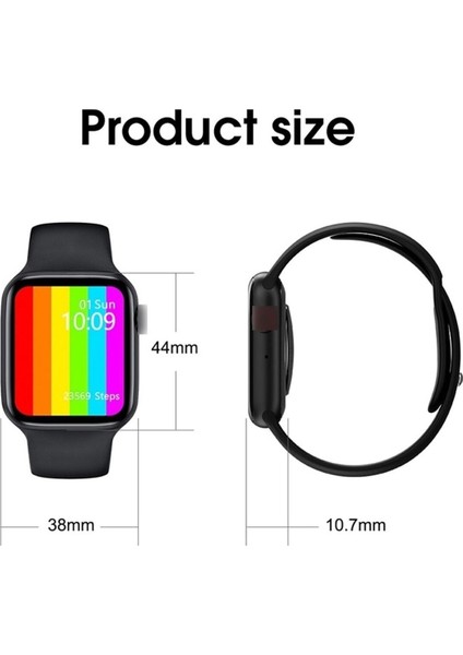Çok Fonksiyonlu Akıllı Saat, Ios ve Android Uyumu, Siyah ve Beyaz Renk, Çift Kordon fiyatları
