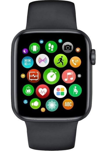 Çok Fonksiyonlu Akıllı Saat, Ios ve Android Uyumu, Siyah ve Beyaz Renk, Çift Kordon modelleri