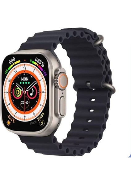 Gümüş Kasa 45MM Akıllı Saat, 1,99 Inç, Iki Kordon Seçeneği ile Şık ve Fonksiyonel fiyatları