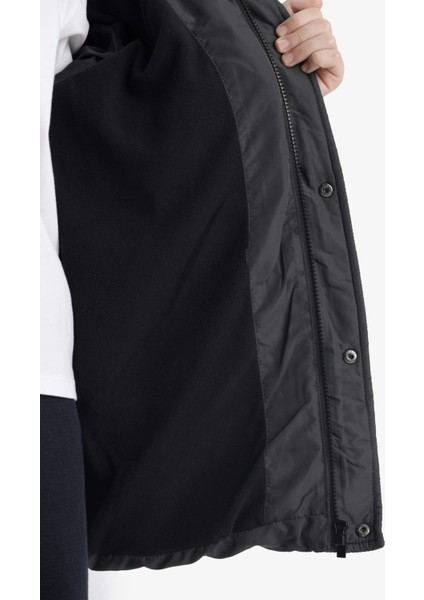 Erkek Çocuk Su Geçirmez Kapüşonlu Polar Astarlı Parka E9373A825WN