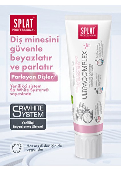Ultra Complex Diş Macunu Koruyucu Etkiyle 100 ml Aromasız Hassas Dişler İçin