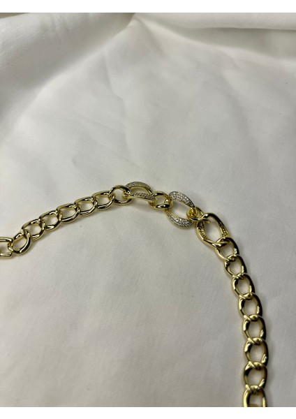 Xuping Altın Kaplama Gold Renk Taş Detaylı Halka Zincir Kadın Bileklik-Günlük Kullanıma Uygun fiyatları