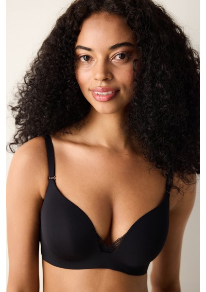 Eliza Non Wired Push Up Siyah Sütyen modelleri