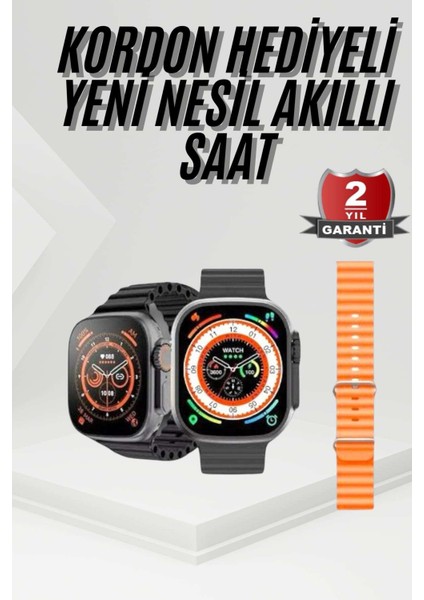 Çok Renkli Akıllı Saat, Kalp Takibi, Adım Sayar, Nefes Egzersizi, Ultra Yeni Nesil