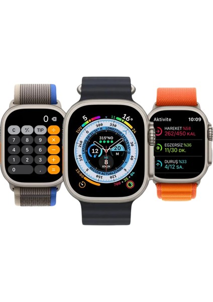 Pembe Akıllı Saat 45M Pro Ultra+ Bildirim, Ios ve Android Uyumlu