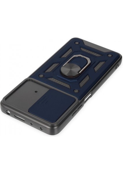 Xiaomi Poco X4 Pro 5g Kılıf Pars Lens Yüzüklü Silikon - Lacivert fırsatları
