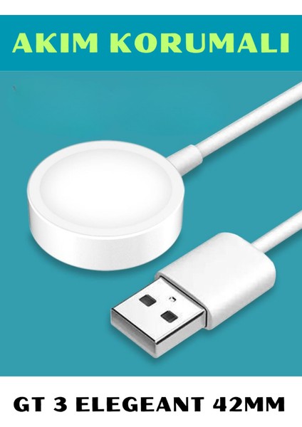 Beyaz Mini Akıllı Saat Uyumlu USB Şarj Aleti, Güçlü ve Güvenli Şarj | 100 Karakter fiyatları