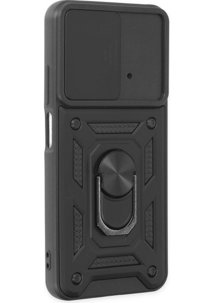 Xiaomi Poco M4 Pro 4g Kılıf Pars Lens Yüzüklü Silikon - Siyah fiyatları