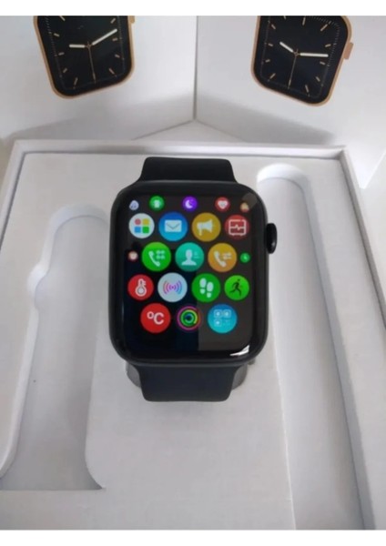 Beyaz Akıllı Saat 2023, Nfc, Gps, Bluetooth, Siri, Çağrı, Android Uyumlu modelleri