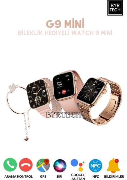 Pembe 3 Kordonlu Bileklik Seti, Hediye, Ios ve Android Uyumu
