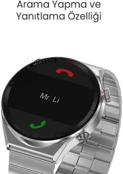 Tam Dokunmatik Akıllı Saat 1.45" 44MM, Nfc, Gps, Siri, Ios ve Android Uyumlu