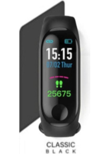 Beyaz Spor Modlu Akıllı Bileklik ve Saat, Nabız Ölçer, Uyumlu ve Şık Tasarım