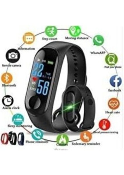 Beyaz Spor Modlu Akıllı Bileklik ve Saat, Nabız Ölçer, Uyumlu ve Şık Tasarım fiyatları