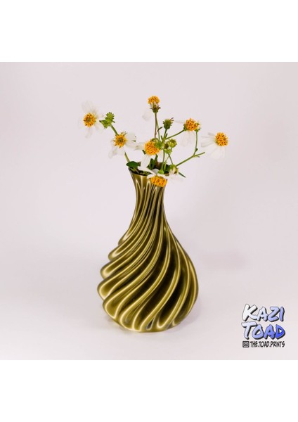 Yeni Spiral Vazo (Vazo No. 2) (Sadece Plastik Aparattır!!!)