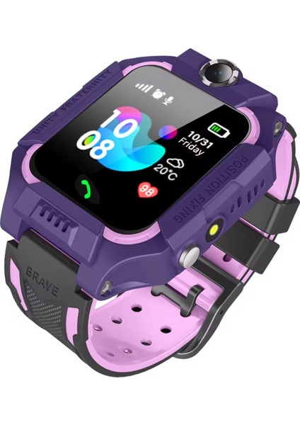 Kırmızı Akıllı Saat Kameralı, Konuşma ve Sim Kartlı, Garantili, Uyumlu, Şık Tasarım