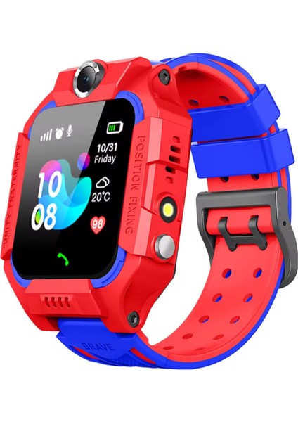 Kırmızı Akıllı Saat Kameralı, Konuşma ve Sim Kartlı, Garantili, Uyumlu, Şık Tasarım fiyatları