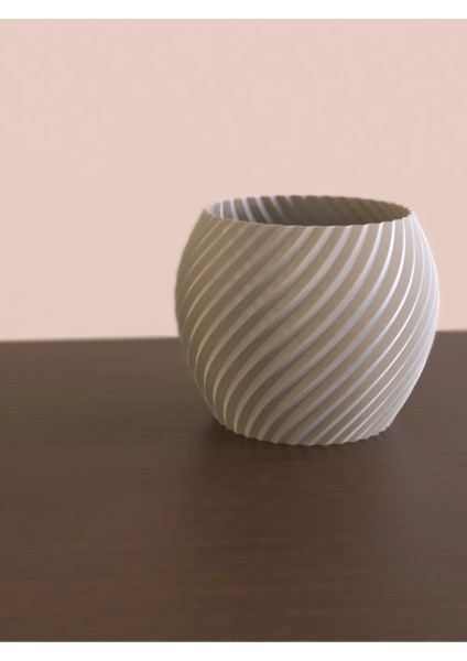Yeni Modern Spiral Vazo (Sadece Plastik Aparattır!!!)