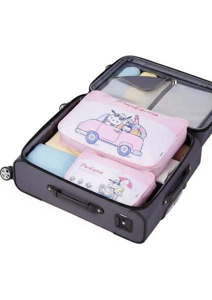 Sanrio Lisanslı Seyahat Çantası (2 Adet) - Pochacco