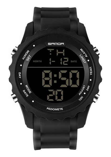 Dijital Ekran Yeni Yıl Tasarımı Serin Model Reloj Su Geçirmez Pil Erkekler Için Dijital Saatler Spor Kronometre (Yurt Dışından)
