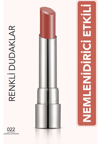 Sheer Up Yarı Transparan & Parlak Bitişli Nemlendirici Ruj (022 Daring Whisper) 8682536097949