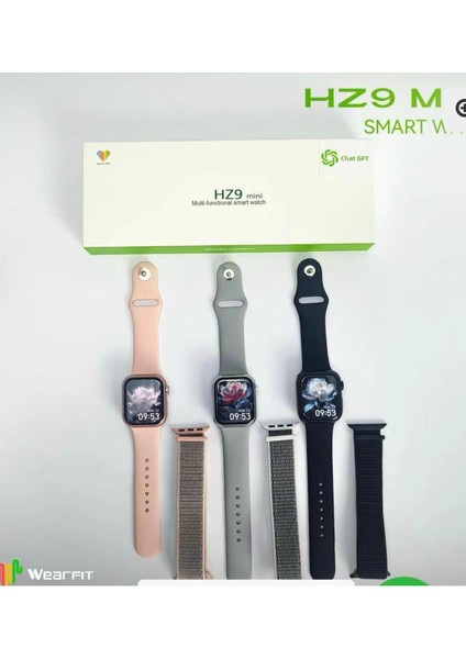 Mini Çok Fonksiyonlu Akıllı Saat 41 mm Titanyum Kasa, 128M Ram, Gri fiyatları