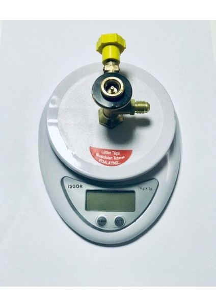 R600A R290A R134A 5 kg Sogutucu Gaz Terazili Tüp Destek Ünitesi