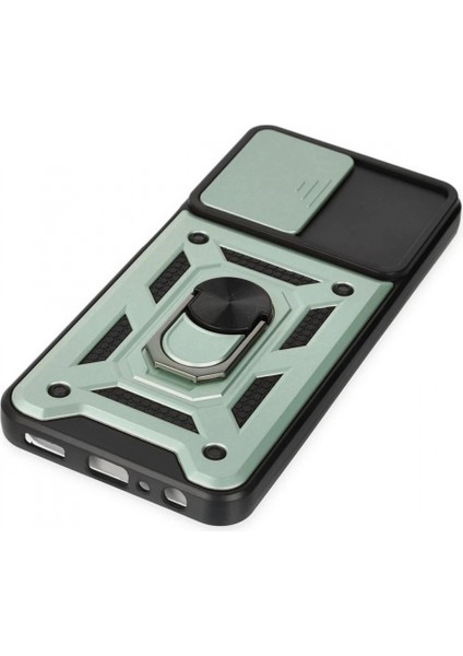 Samsung Galaxy A04S Kılıf Pars Lens Yüzüklü Silikon - Yeşil fırsatları