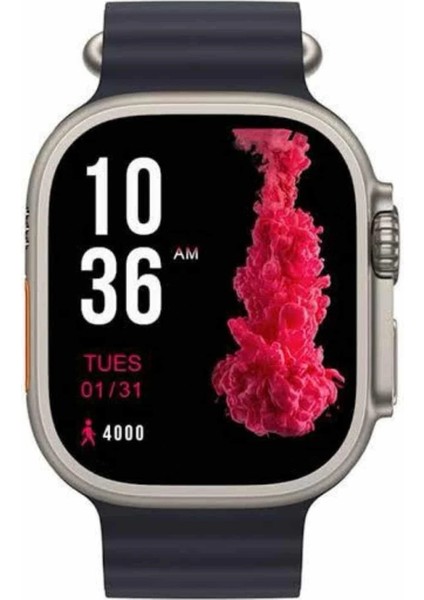 Çift Kordonlu 49 mm Akıllı Saat, Bluetooth Bağlantılı, Çok Renkli, Çok Fonksiyonlu indirimleri