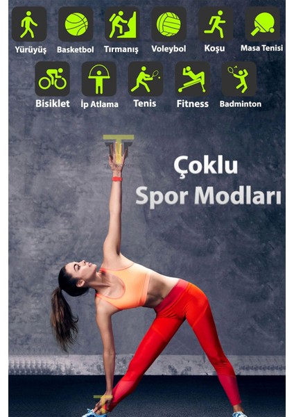 Renkli Akıllı Saat, Ios ve Android Uyumlu, Arama ve Sensör Özellikli fırsatları